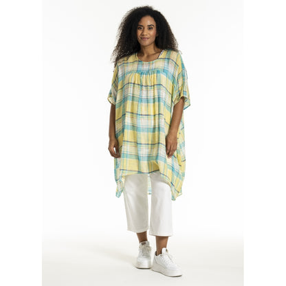 Studio SJanita Dress Dress Blue yellow check