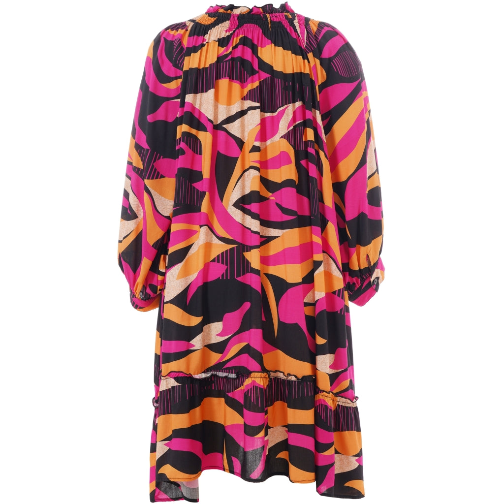 Studio SJeanett Dress Dress Black pink and orange stripes