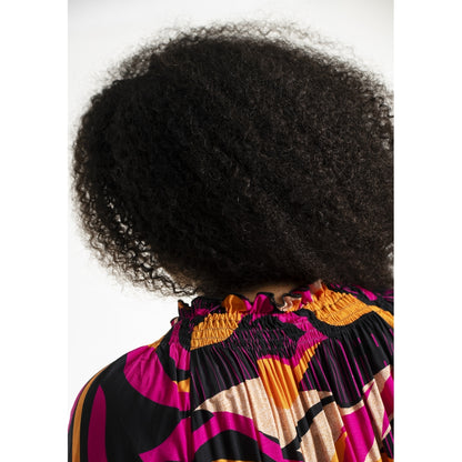 Studio SJeanett Dress Dress Black pink and orange stripes