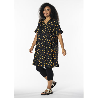 Studio SJette Dress Dress Black with sunflower