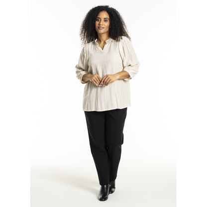 Studio SLilly Shirt with flounces Shirt Sand