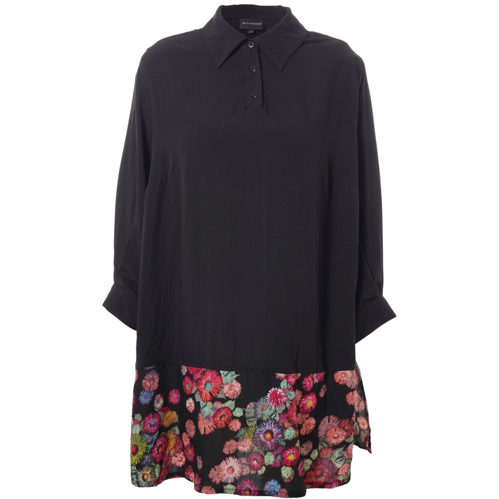 Studio SLisan Shirt Shirt Black with multicolor flowers