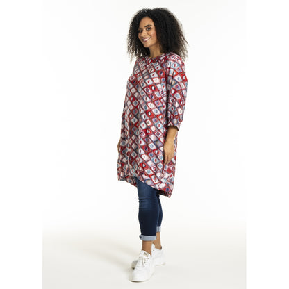 Studio SLonetta Dress Dress Red multi pattern print