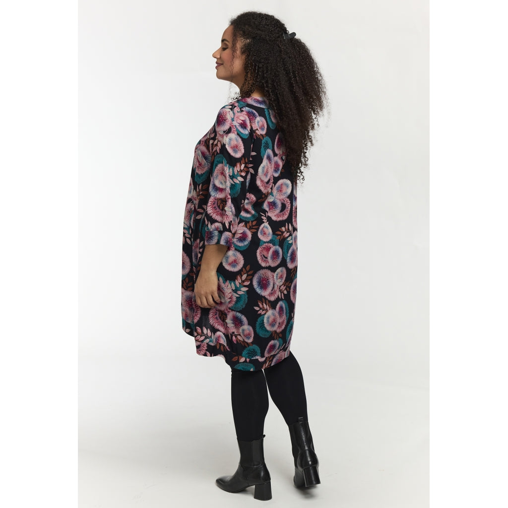 Studio SLonetta Dress with pockets Dress Big pink flowers