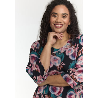 Studio SLonetta Dress with pockets Dress Big pink flowers