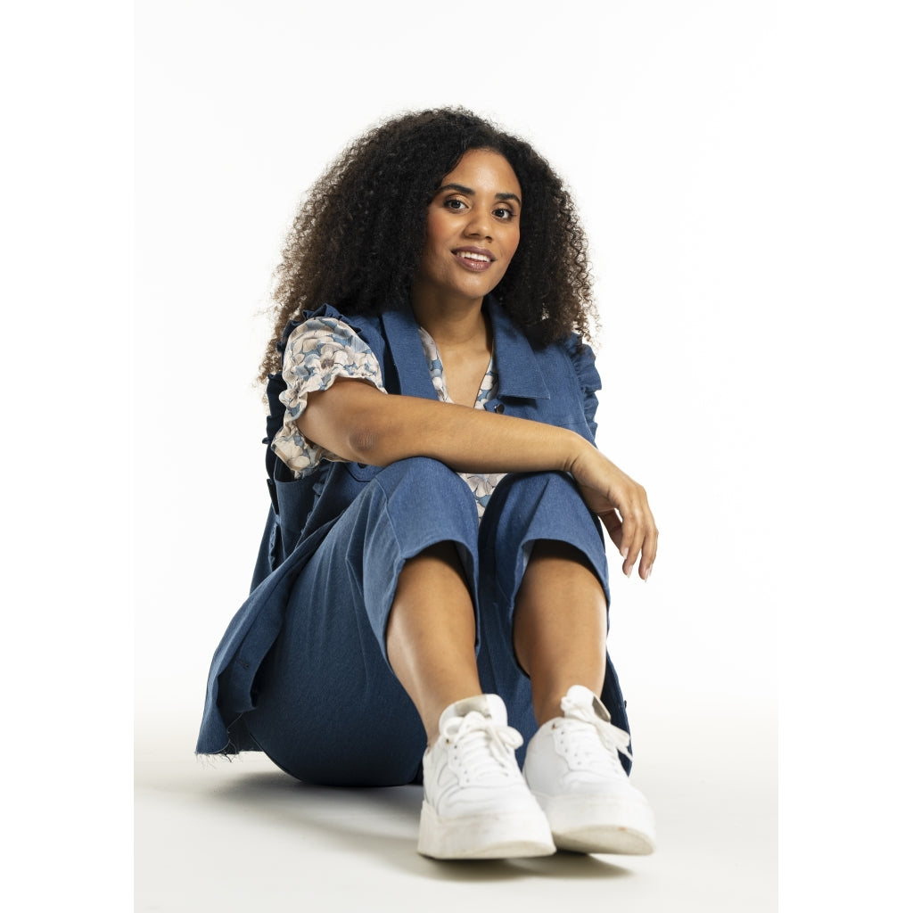 Studio SLucy Jeans vest Vest Light Blue Denim