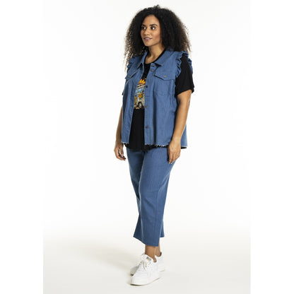 Studio SLucy Jeans vest Vest Light Blue Denim