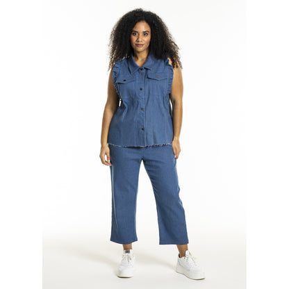 Studio SLucy Jeans vest Vest Light Blue Denim