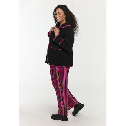 Studio SMaria Jacket Jacket Black with Pink