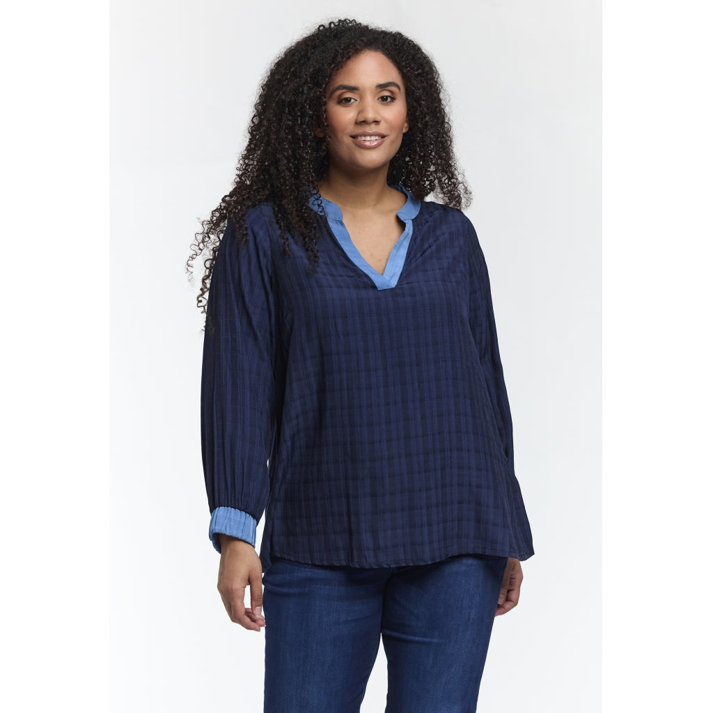 Studio SMila Blouse Blouse Navy + Light blue