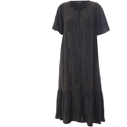 Studio SNadine Dress Dress Black with green stripes