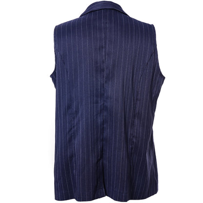 Studio SNaia vest Vest Blue-white pinstripe