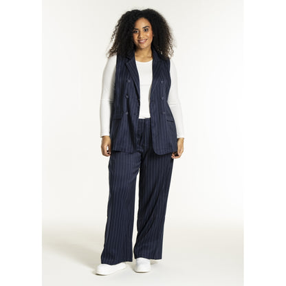 Studio SNaia vest Vest Blue-white pinstripe