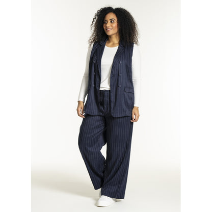 Studio SNaia vest Vest Blue-white pinstripe