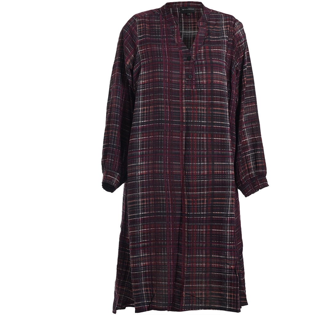 Studio SNoelia Dress Dress Bordeaux Checks