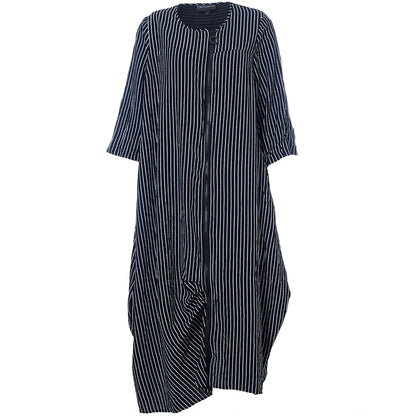 Studio SNoella Dress Dress Black with white stripe