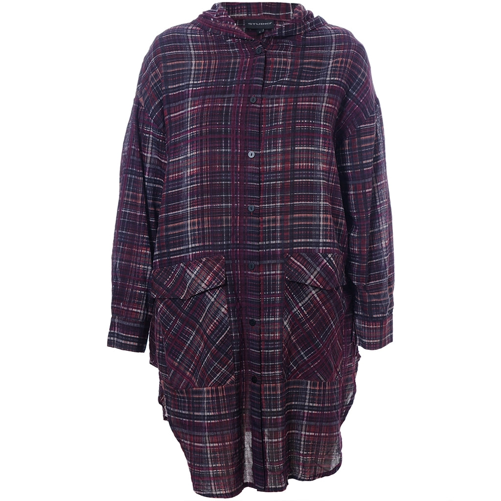 Studio SNola Shirt Shirt Bordeaux Checks