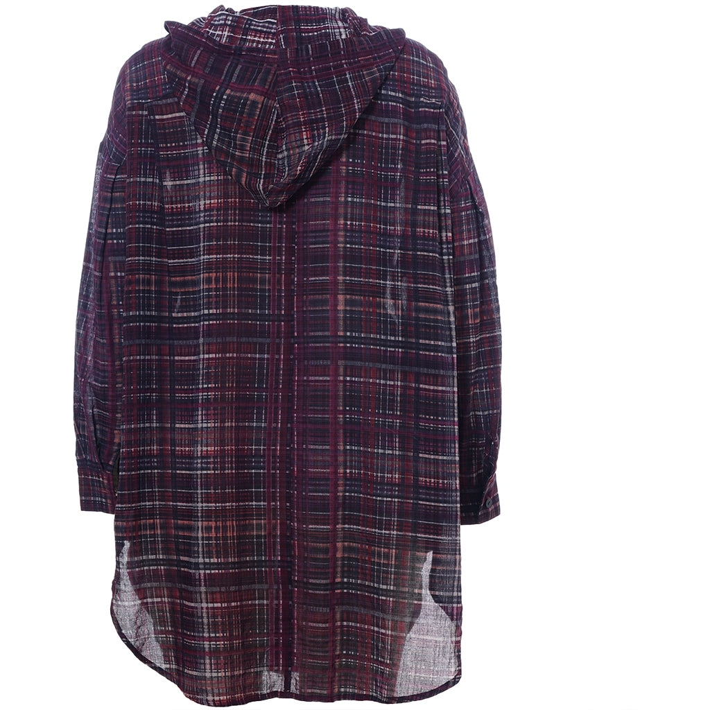 Studio SNola Shirt Shirt Bordeaux Checks