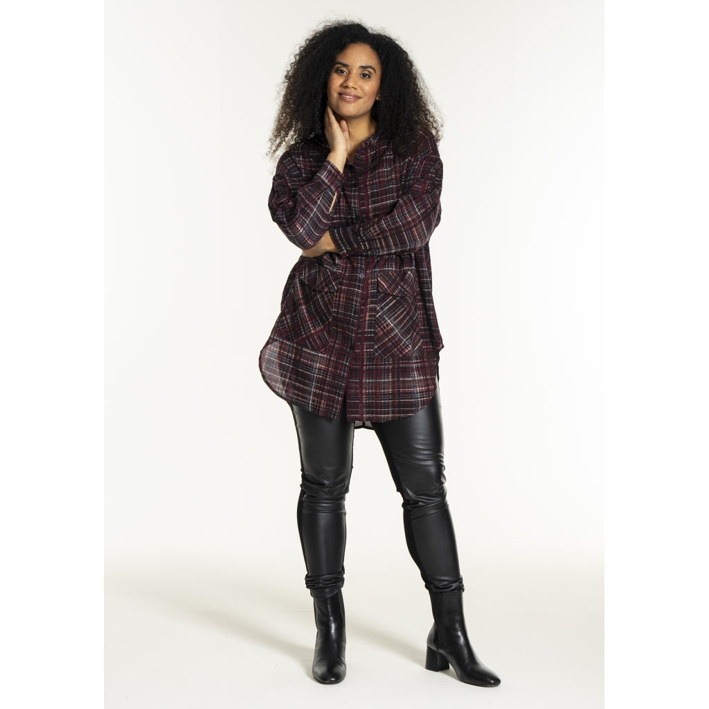Studio SNola Shirt Shirt Bordeaux Checks