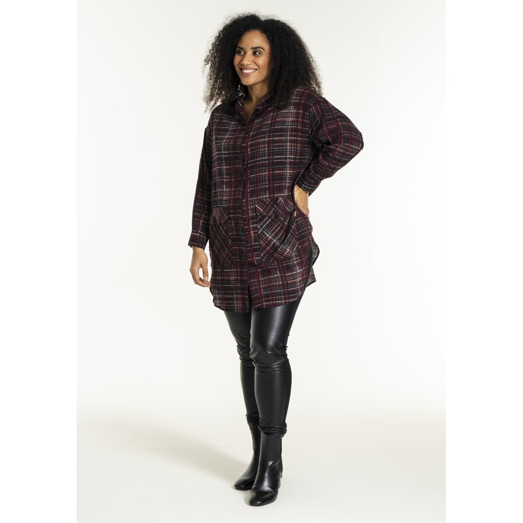 Studio SNola Shirt Shirt Bordeaux Checks