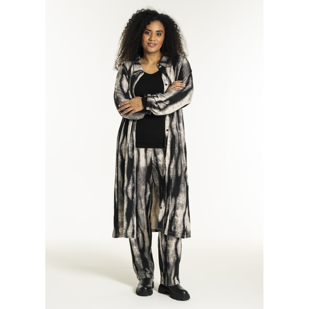 Studio SNorlina dress Dress Black/Grey Melange print