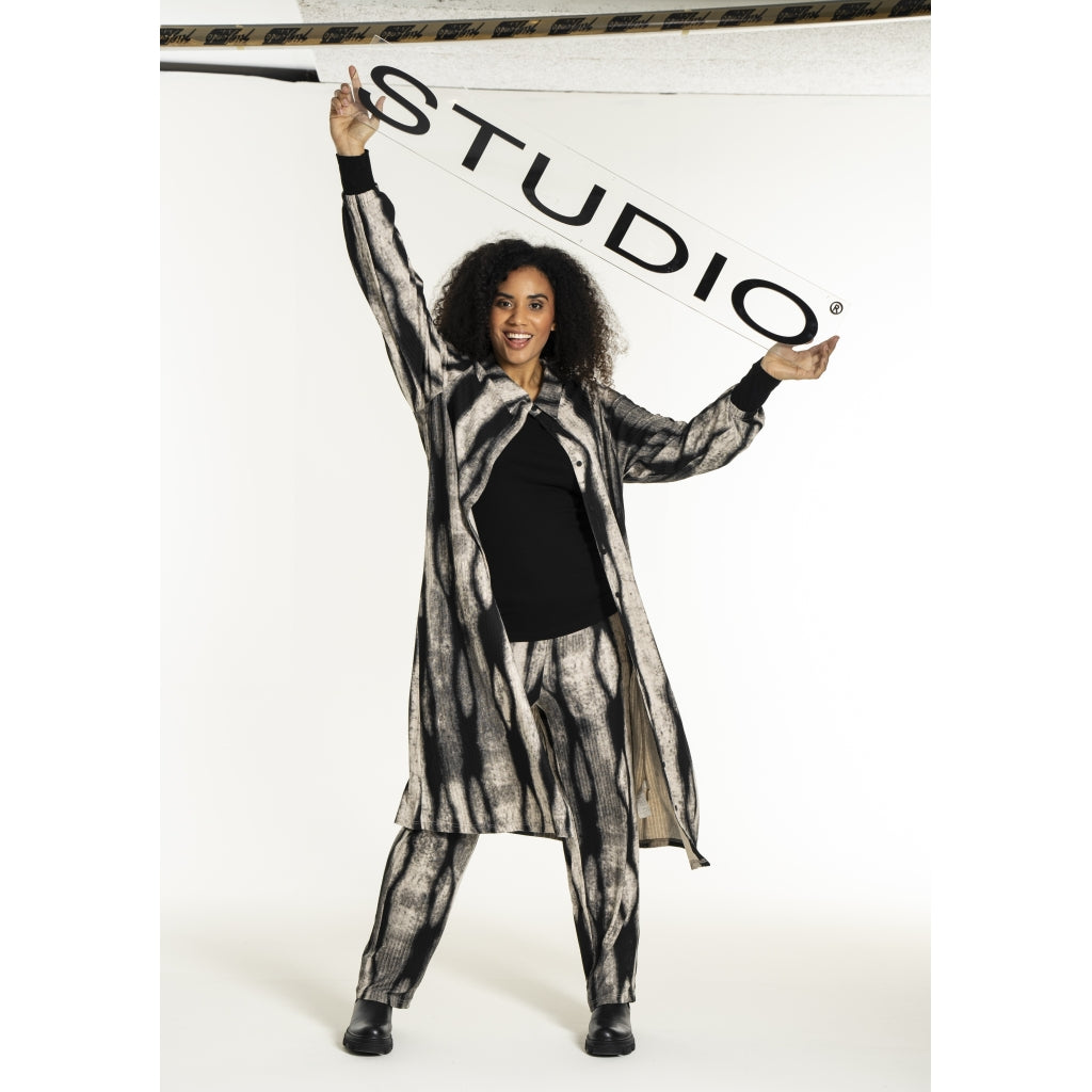 Studio SNorlina dress Dress Black/Grey Melange print