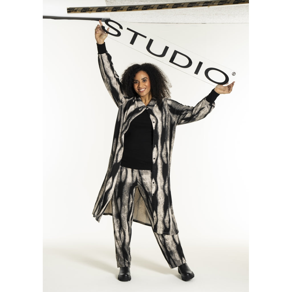 Studio SNorlina dress Dress Black/Grey Melange print