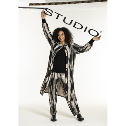 Studio SNorlina dress Dress Black/Grey Melange print