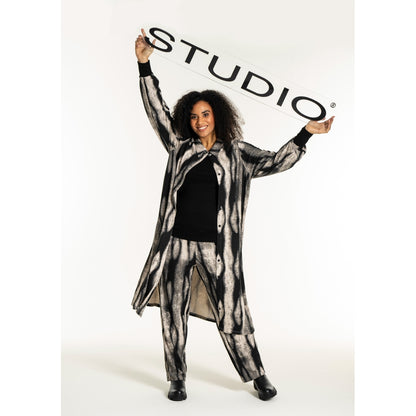 Studio SNorlina dress Dress Black/Grey Melange print