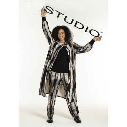 Studio SNorlina dress Dress Black/Grey Melange print