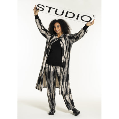 Studio SNorlina dress Dress Black/Grey Melange print
