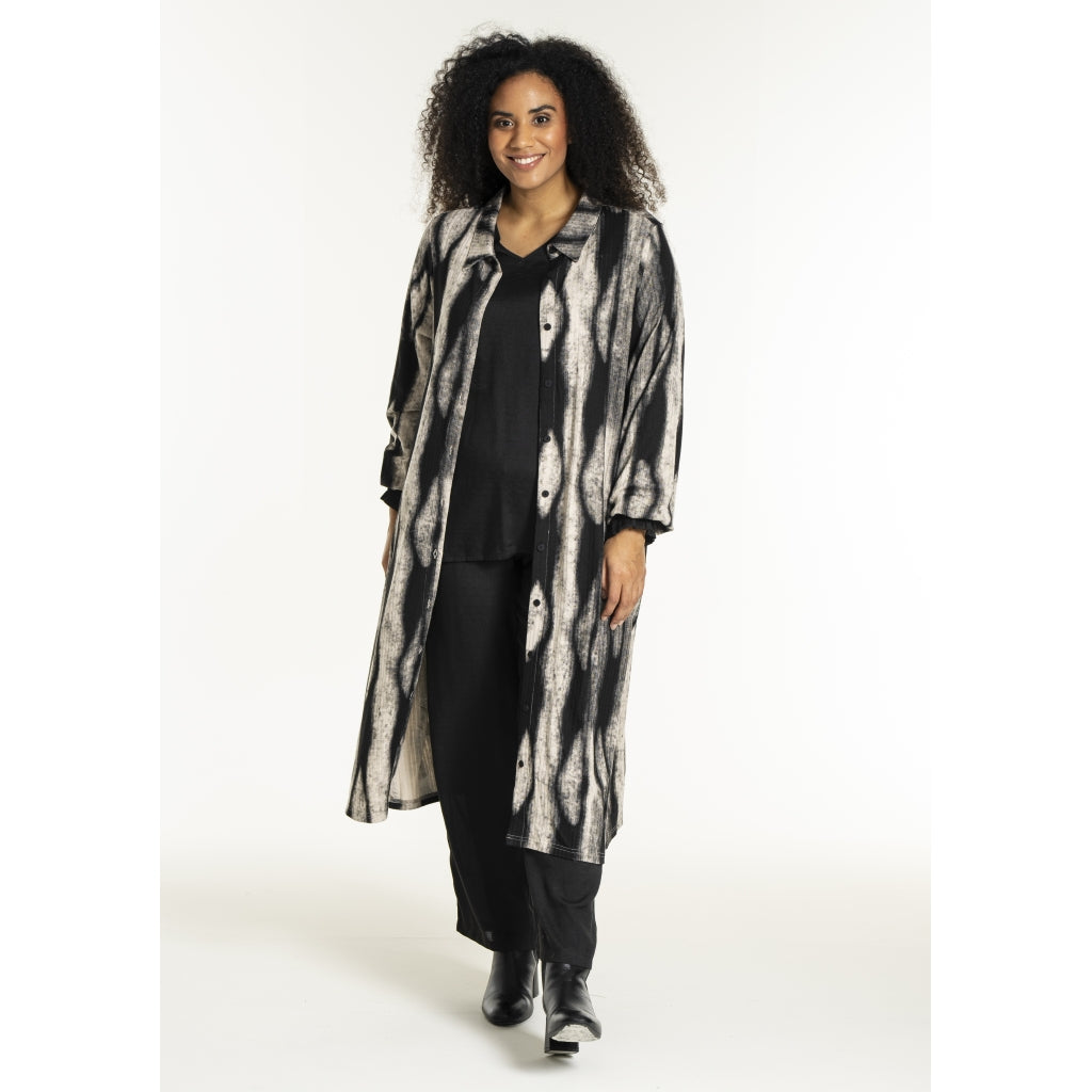 Studio SNorlina dress Dress Black/Grey Melange print