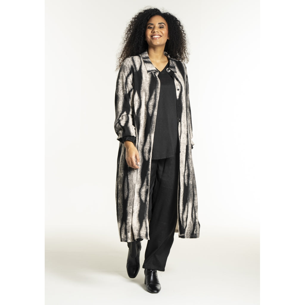 Studio SNorlina dress Dress Black/Grey Melange print