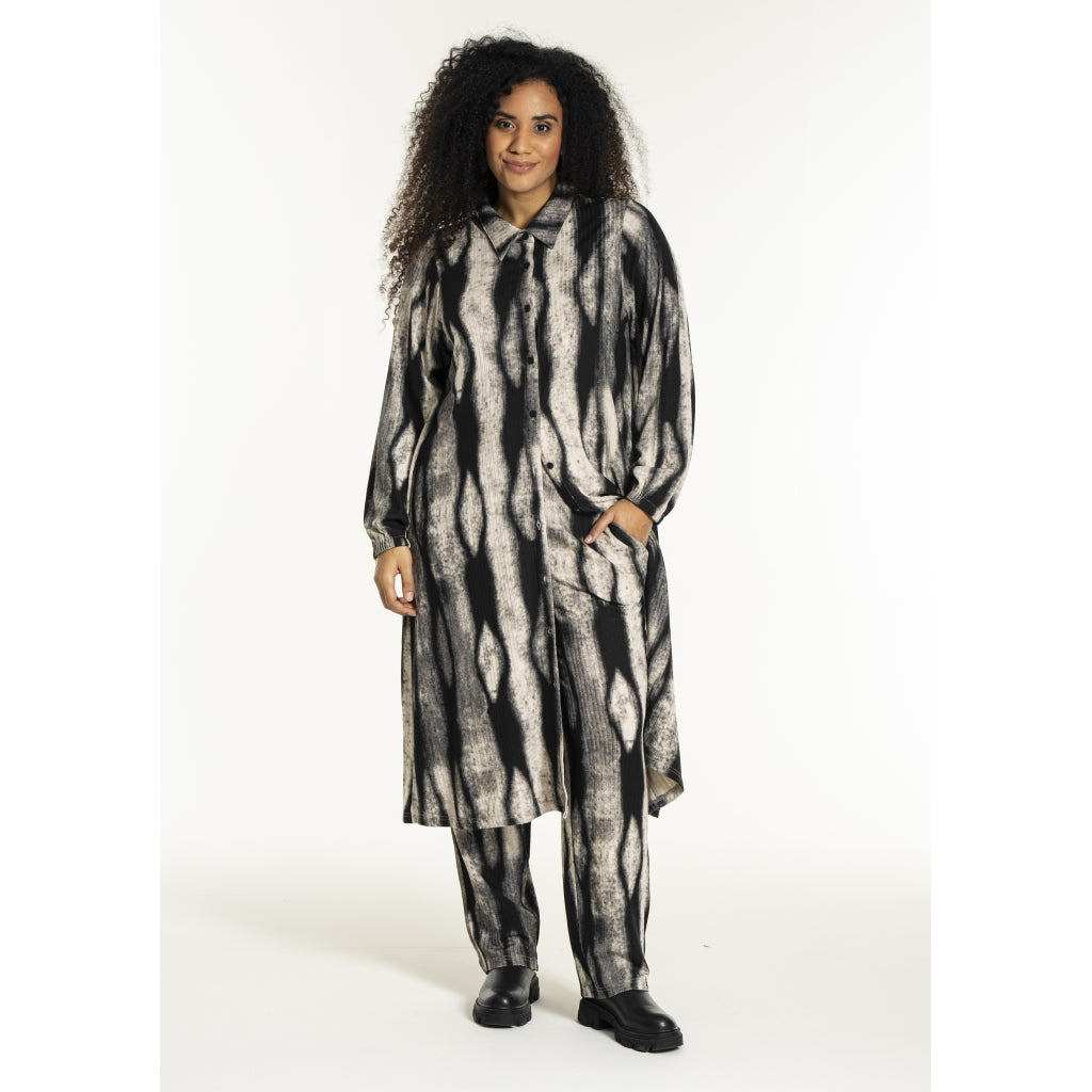 Studio SNorlina dress Dress Black/Grey Melange print