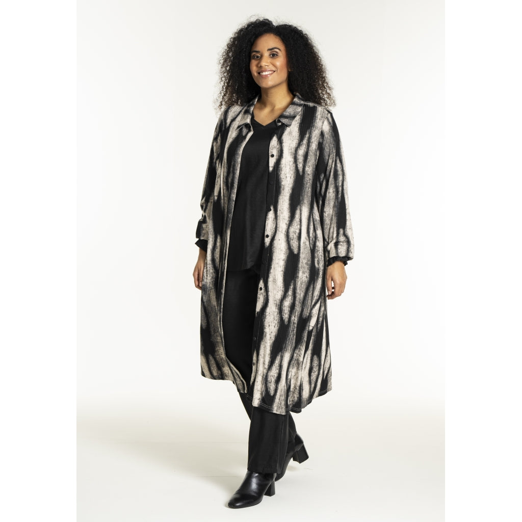 Studio SNorlina dress Dress Black/Grey Melange print