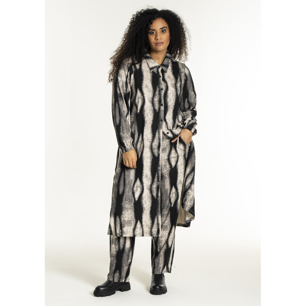 Studio SNorlina dress Dress Black/Grey Melange print