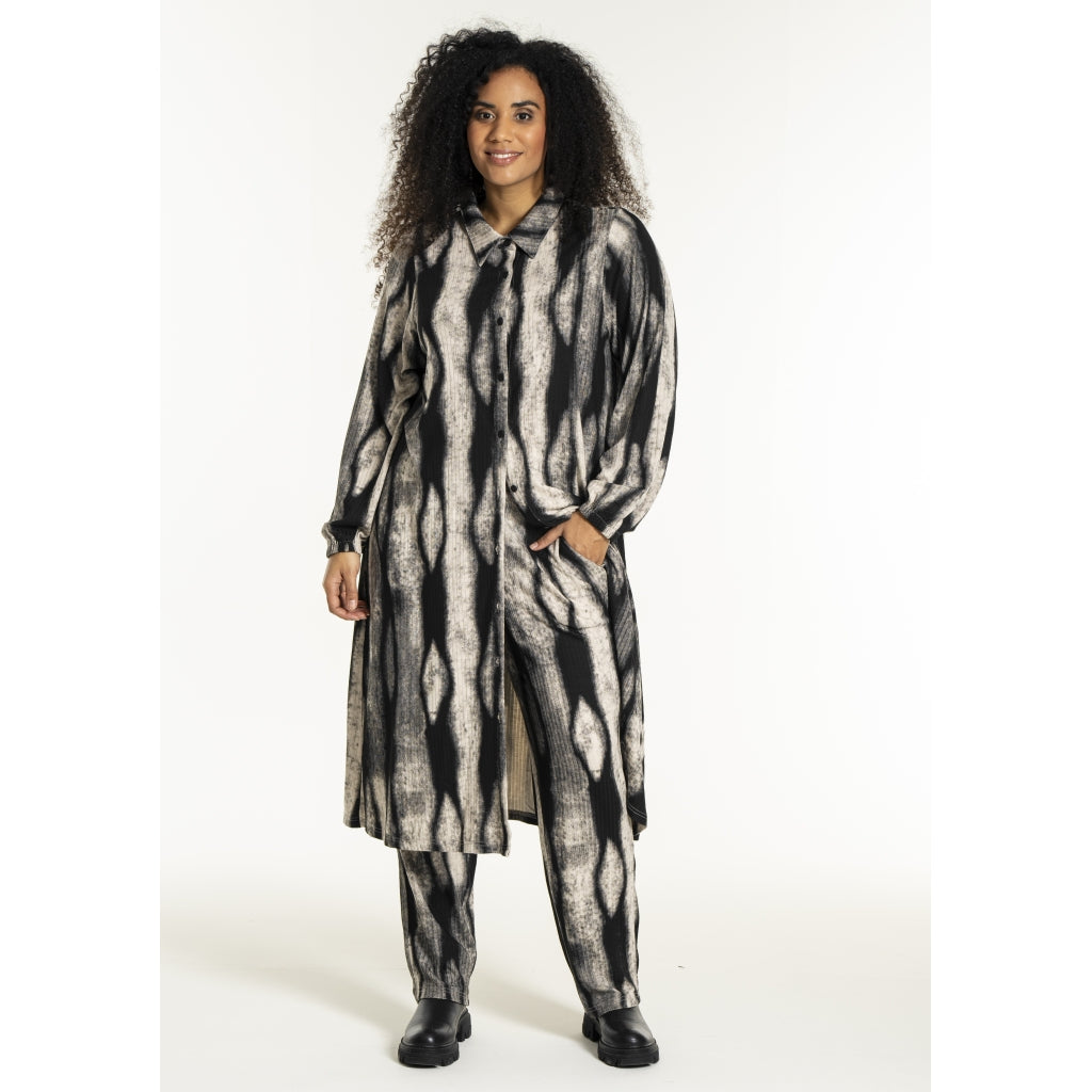 Studio SNorlina dress Dress Black/Grey Melange print