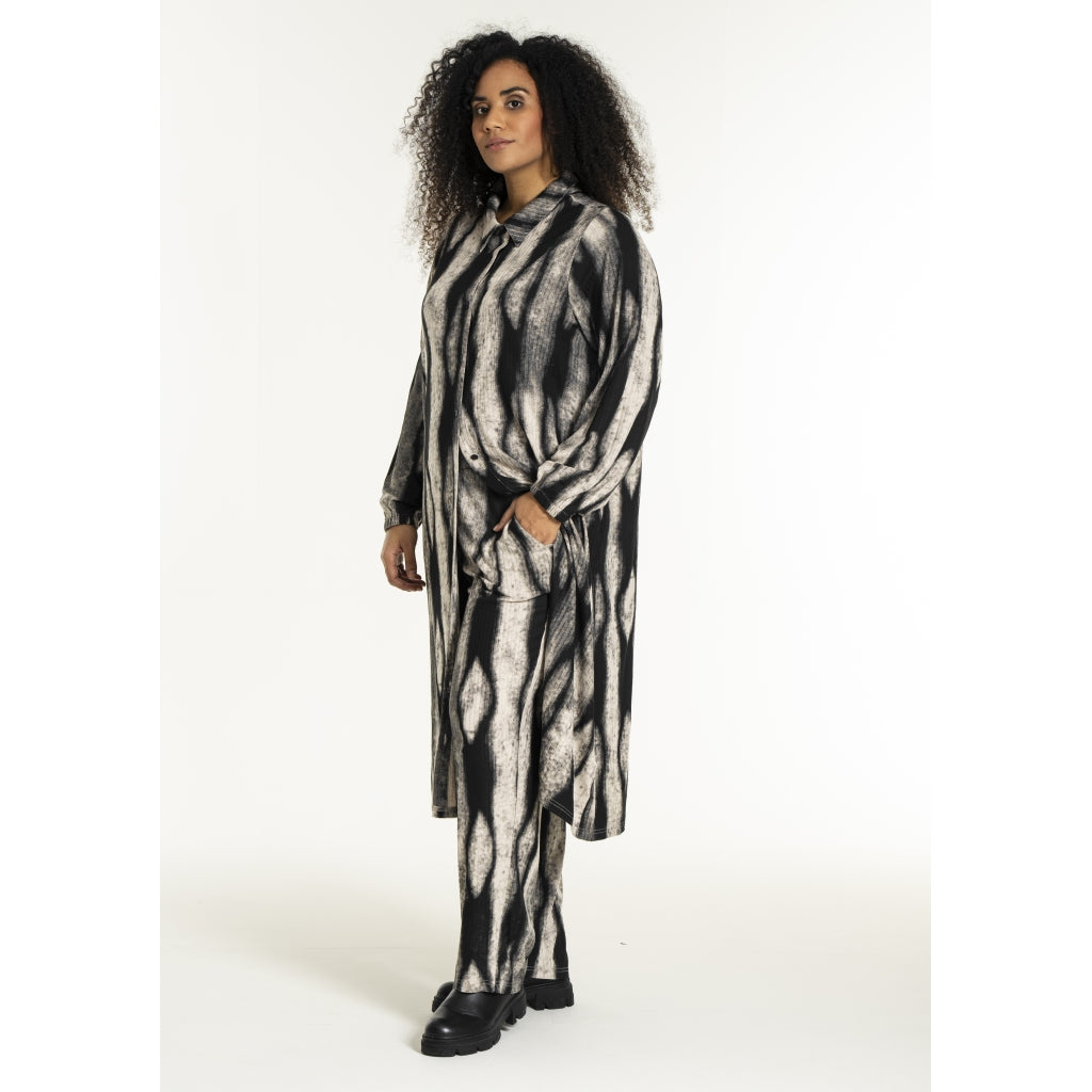 Studio SNorlina dress Dress Black/Grey Melange print