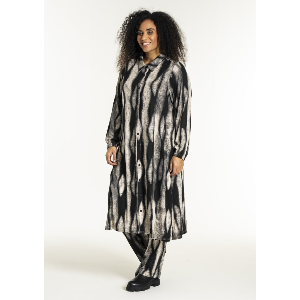 Studio SNorlina dress Dress Black/Grey Melange print
