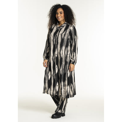 Studio SNorlina dress Dress Black/Grey Melange print