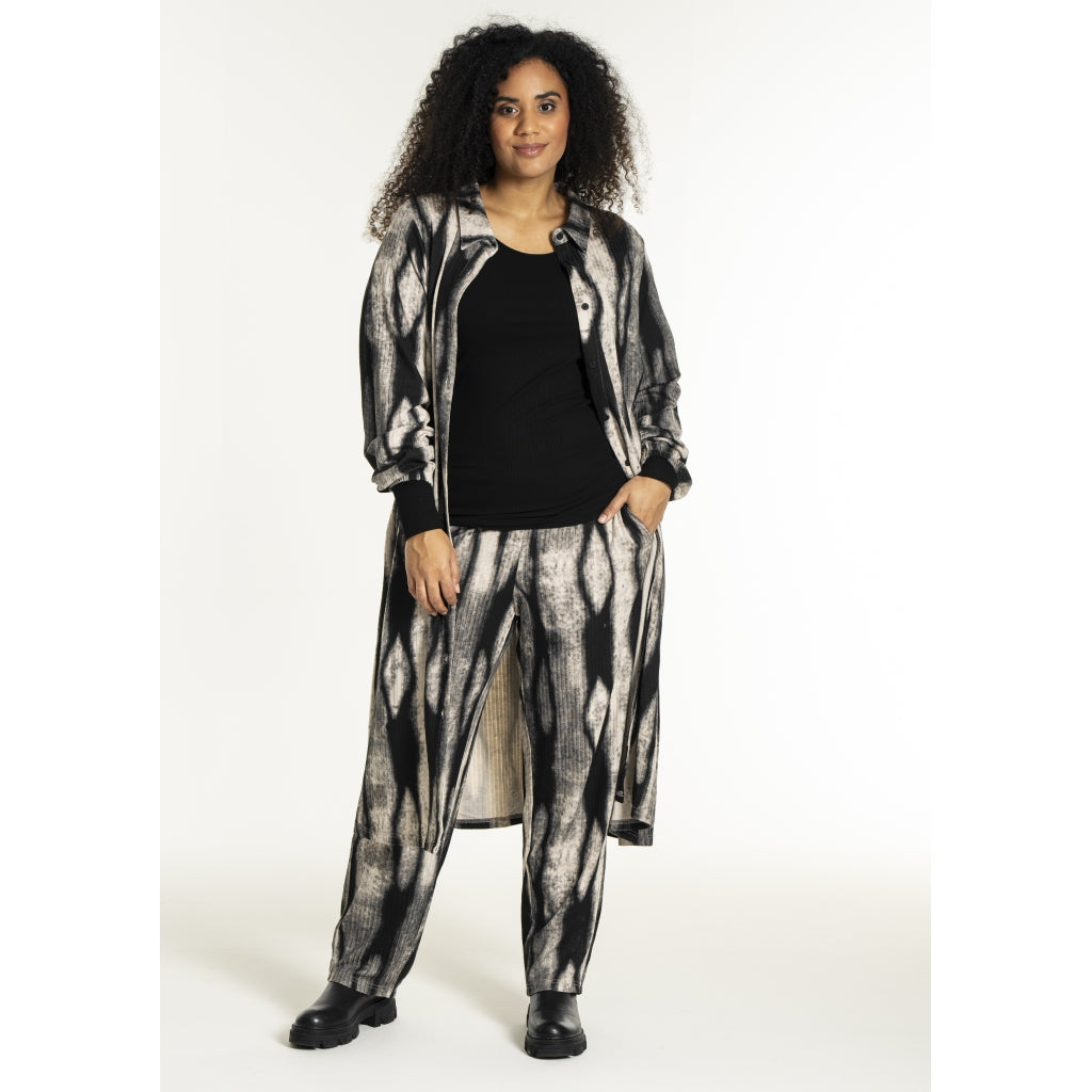 Studio SNorlina dress Dress Black/Grey Melange print