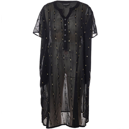 Studio SUlla Dress Dress Black with gold squares