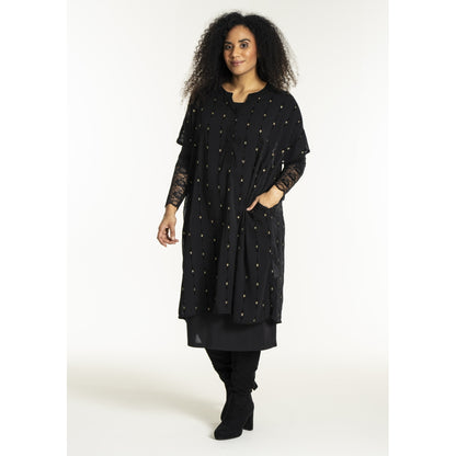 Studio SUlla Dress Dress Black with gold squares