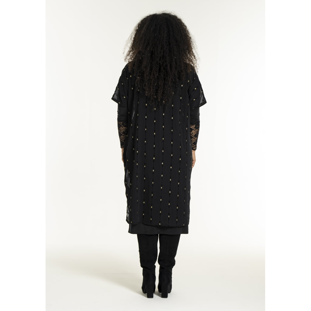 Studio SUlla Dress Dress Black with gold squares