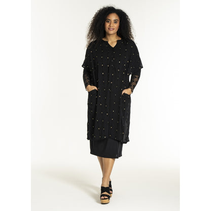 Studio SUlla Dress Dress Black with gold squares