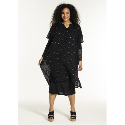 Studio SUlla Dress Dress Black with gold squares