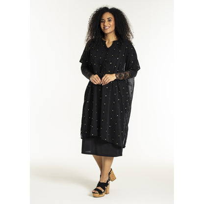 Studio SUlla Dress Dress Black with gold squares