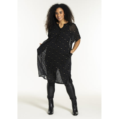 Studio SUlla Dress Dress Black with gold squares