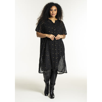 Studio SUlla Dress Dress Black with gold squares