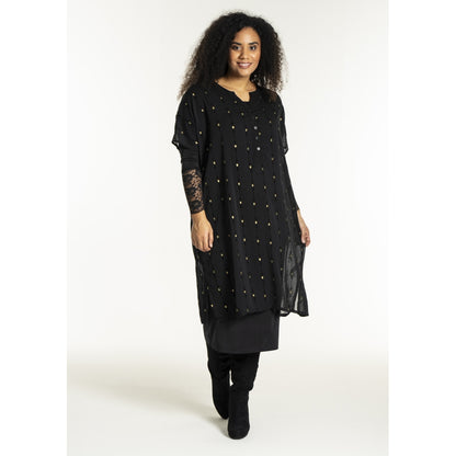 Studio SUlla Dress Dress Black with gold squares